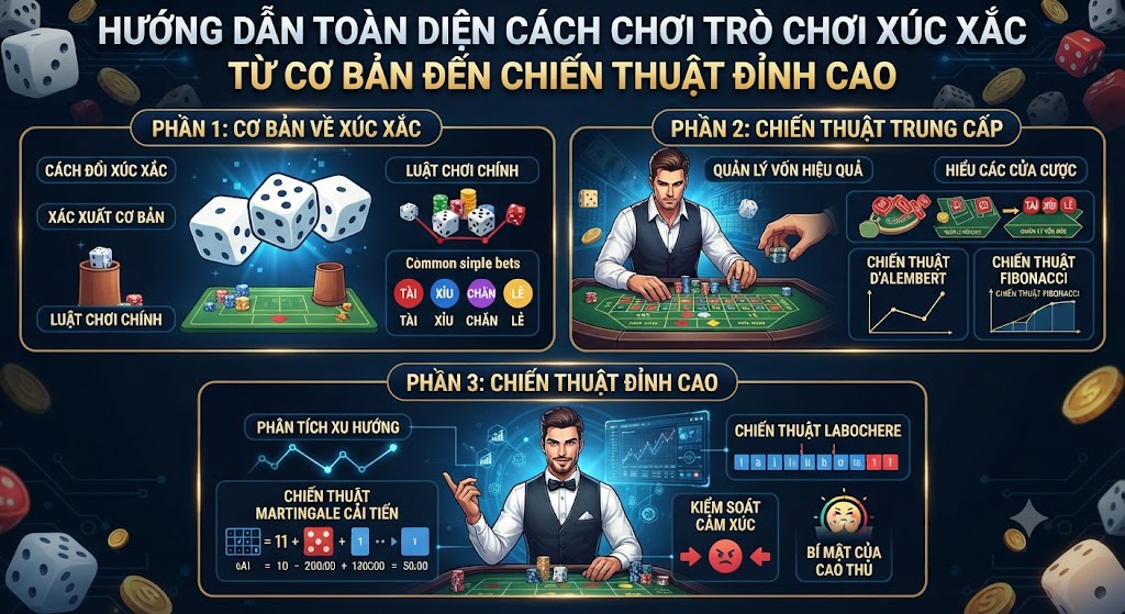 cách chơi trò chơi xúc xắc