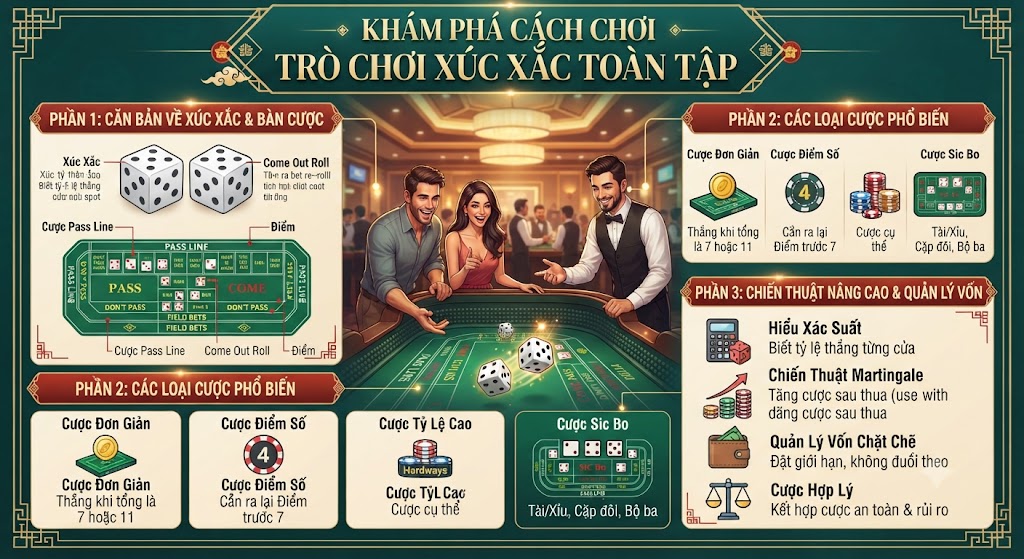cách chơi trò chơi xúc xắc